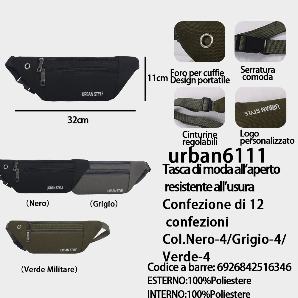 Marsupio Outdoor Resistente All'usura
