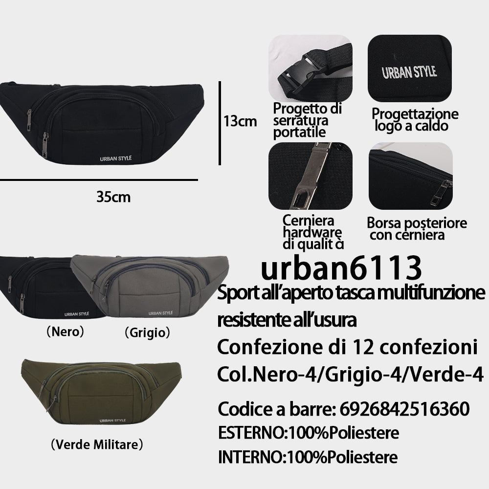 Marsupio Multifunzione Outdoor Sport Resistente All'usura